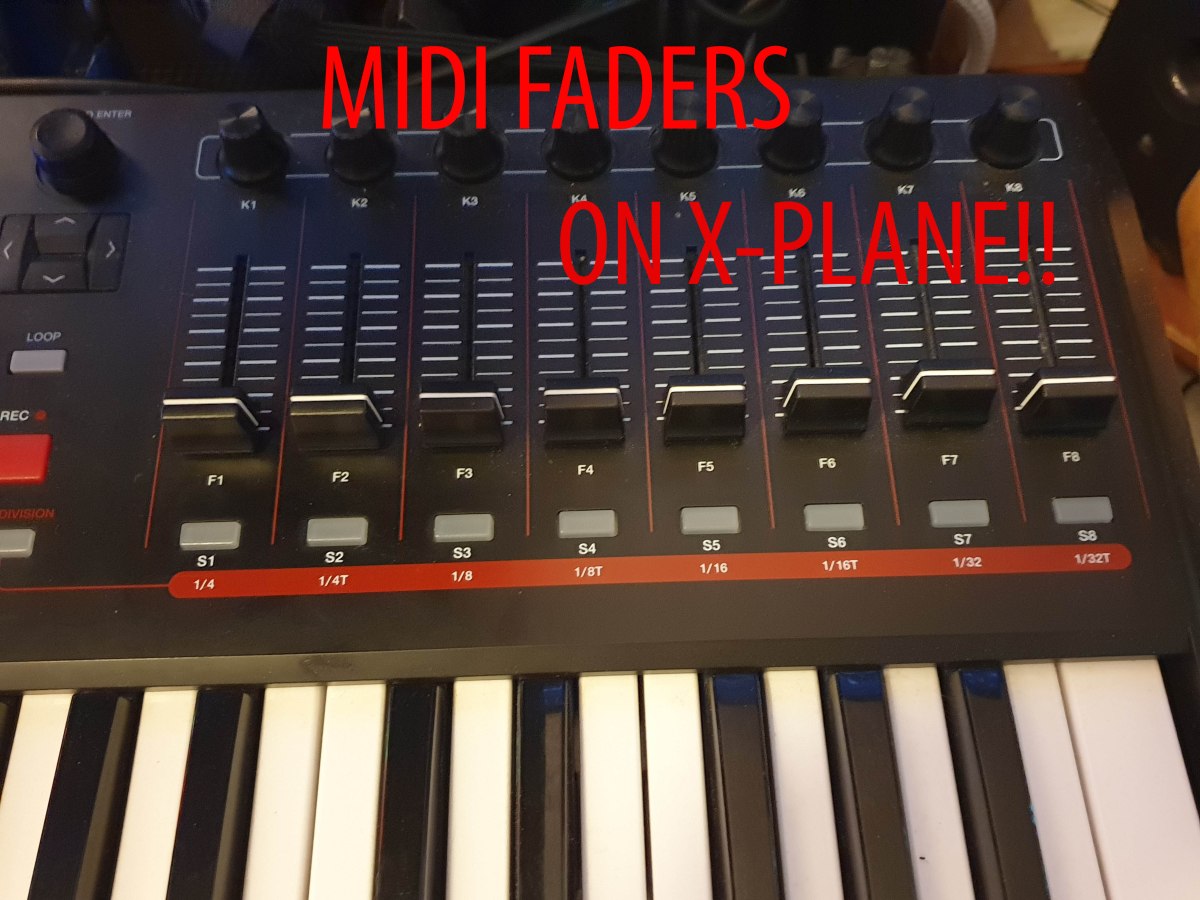 How to use a MIDI keyboard with a flight sim